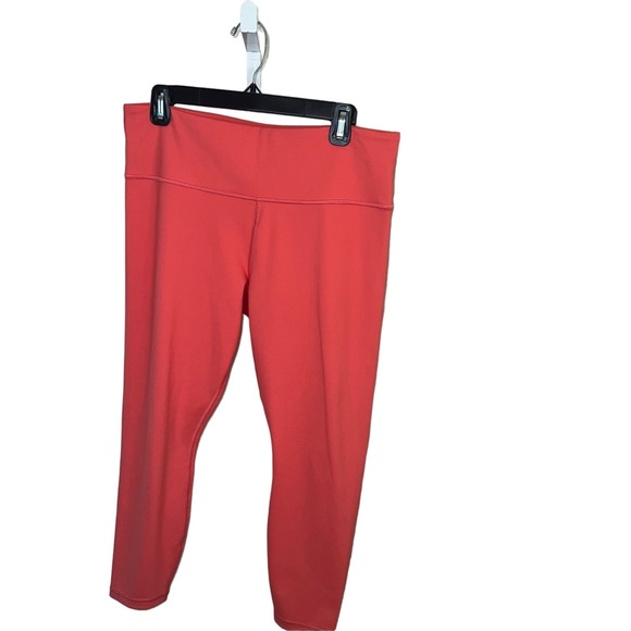 Athleta Elation 7/8 Tight  Orange Coral Size LP Large Petite - Picture 10 of 12